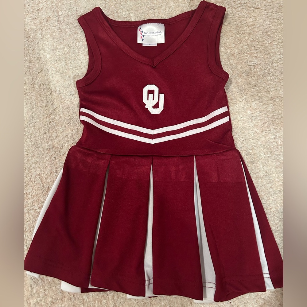 Oklahoma Cheerleading Outfit and Bloomers - 2T